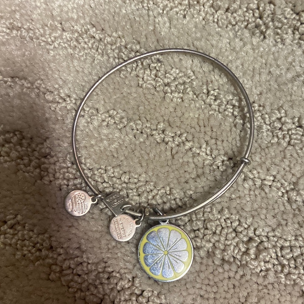 Alex and Ani lemon energetic confident bright bracelet